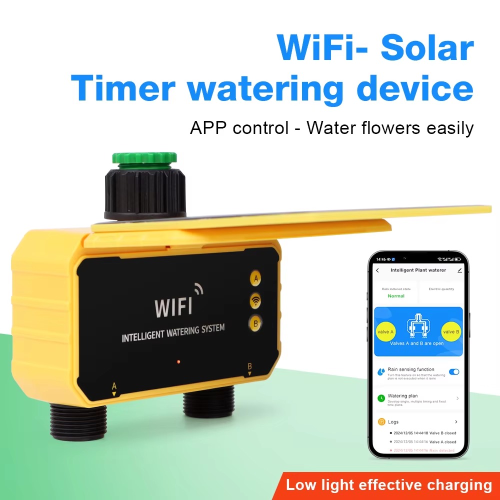Smart Garden Nursery - 1/2 Wyjścia WIFI Solarny Sterownik Nawadniania