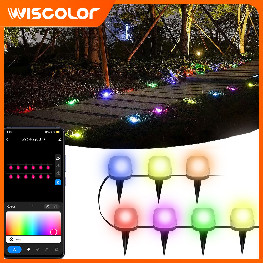 Smart Garden Offices - Lampa trawnikowa zewnętrzna IP65 RGB LED,