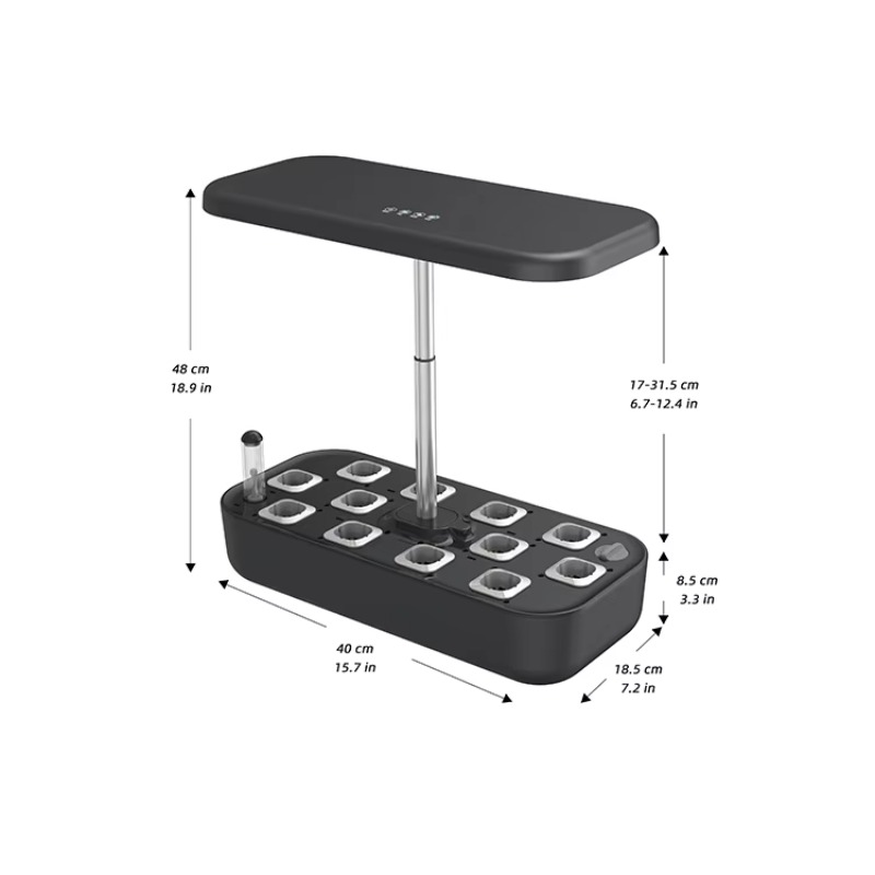 Smart Pod Garden - System hydroponiczny z 12 wkładami, inteligentne