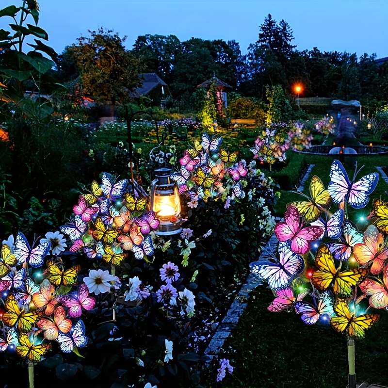 Smart Garden Ornaments - Solarny LED Motyl Lampki Ogrodowe Wodoodporne
