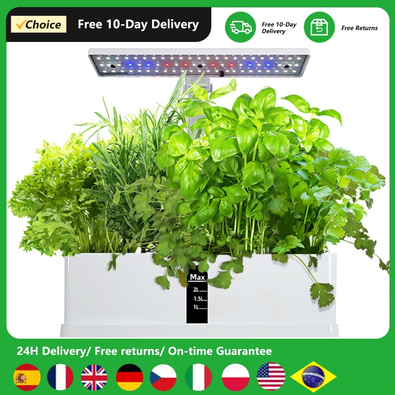 Smart Pod Garden - 9-komórkowy inteligentny system hydroponiczny do uprawy