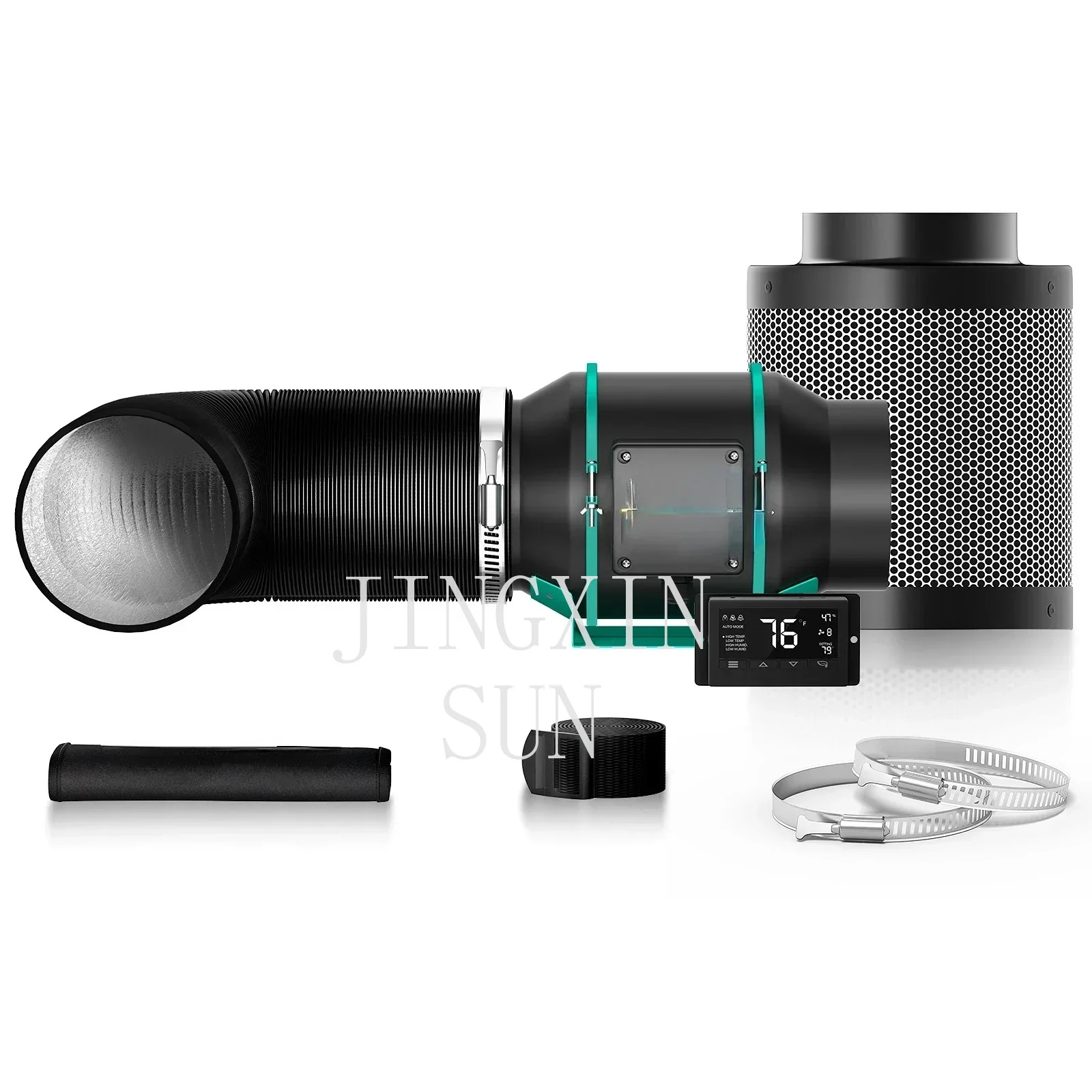 Grow Tent Complete Kit - Kompletny wentylator indukcyjny 6 cali z