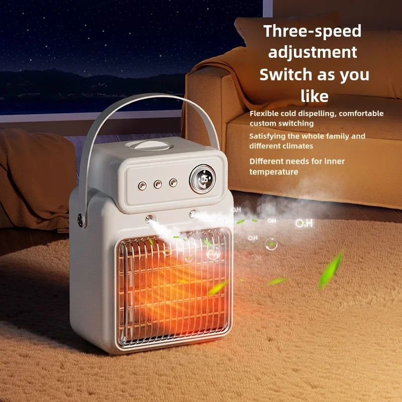 Smart Garden Offices - Grzejnik elektryczny 1200W z cyfrowym wyświetlaczem,