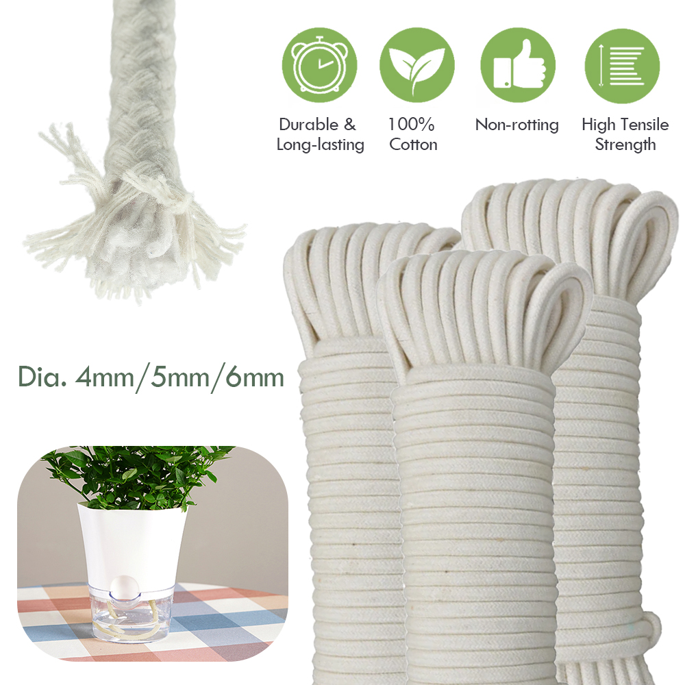 Smart Garden Tower - 4/5/6mm samopodlewający się bawełniany sznurek roślina