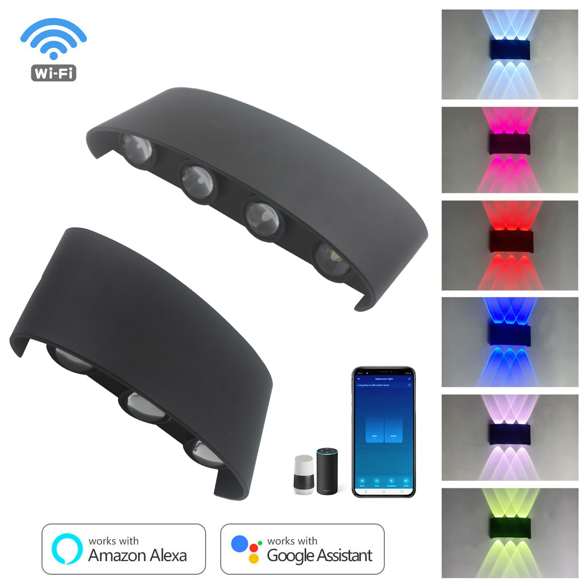6W 8W RGBW Up Down LED Wall La – Smart Garden Rooms recenzja i cena