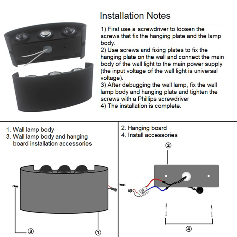 6W 8W RGBW Up Down LED Wall La – Smart Garden Rooms recenzja i cena
