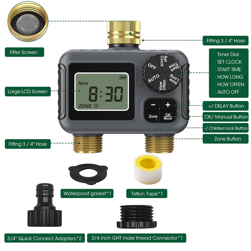 Timer do nawadniania ogrodu z  – Smart Garden Watering recenzja i cena