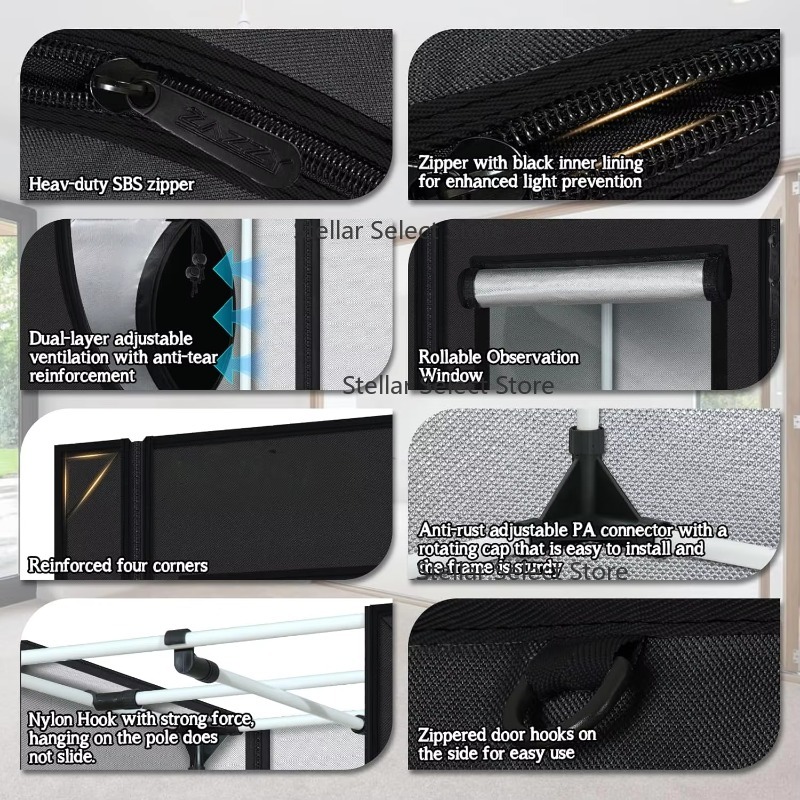 Kompletny zestaw do budowy duż – Grow Tent Complete Kit recenzja i cena