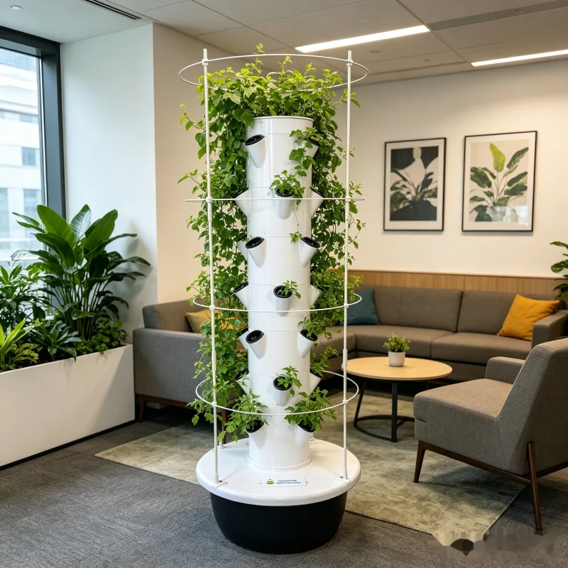 9-poziomowa aeroponiczna hydro – Smart Garden Tower recenzja i cena