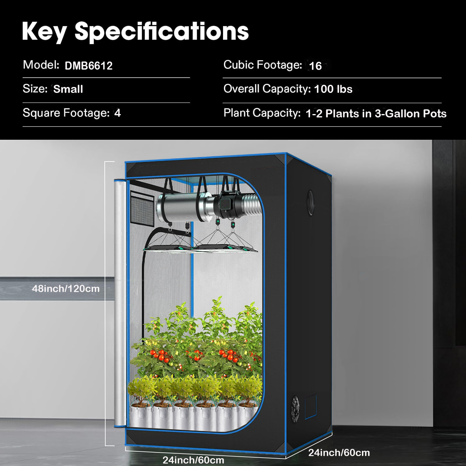 Kompletny zestaw do uprawy roś – Grow Tent Complete Kit recenzja i cena