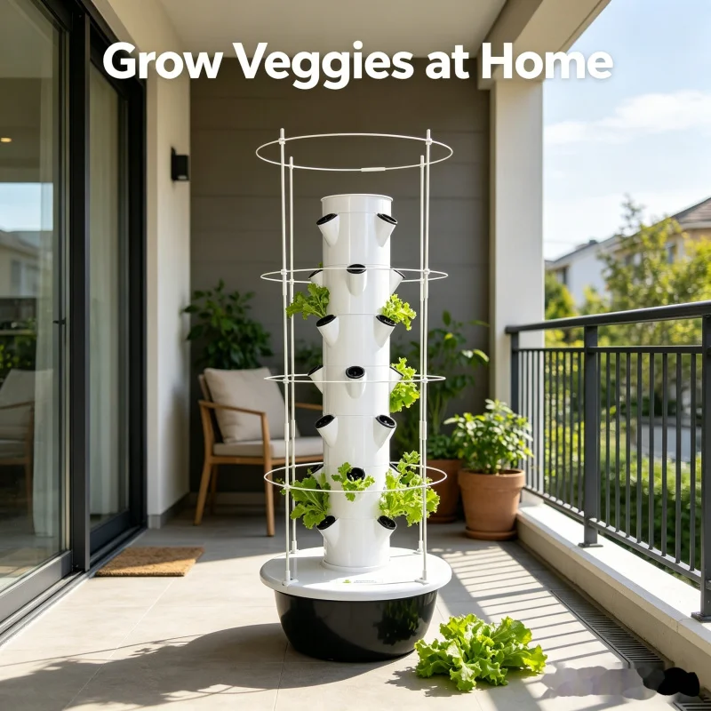 Inteligentny pionowy hydroponi – Smart Garden Tower recenzja i cena