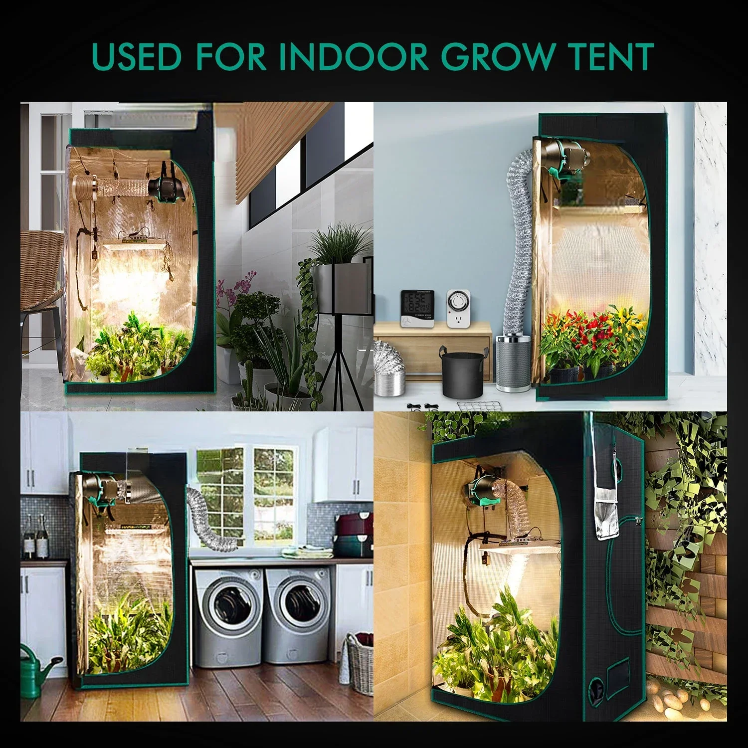 Kompletny wentylator indukcyjn – Grow Tent Complete Kit recenzja i cena