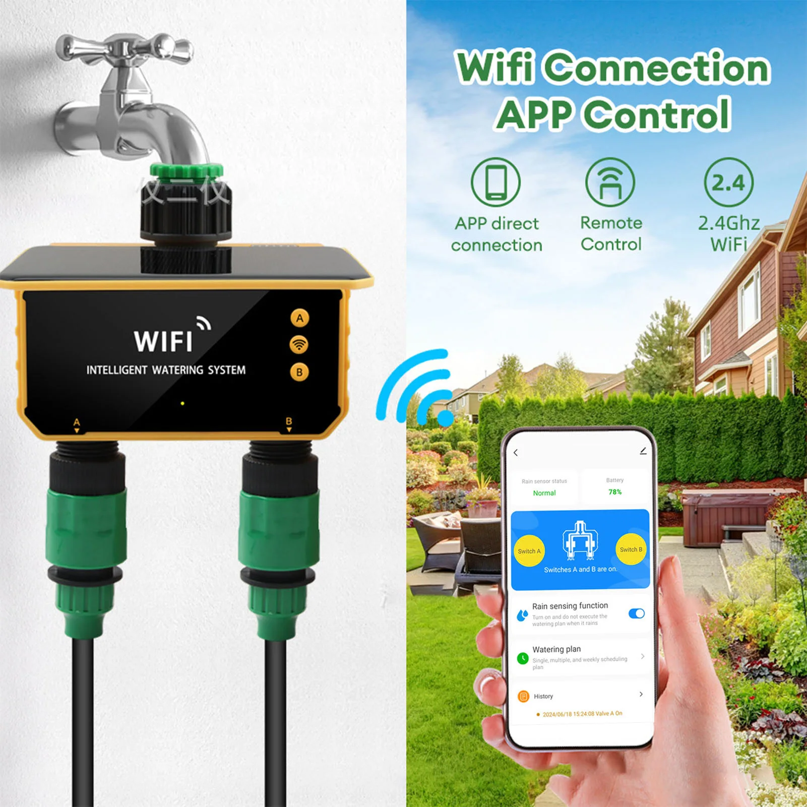 Solarny inteligentny timer do  – Smart Garden Watering recenzja i cena