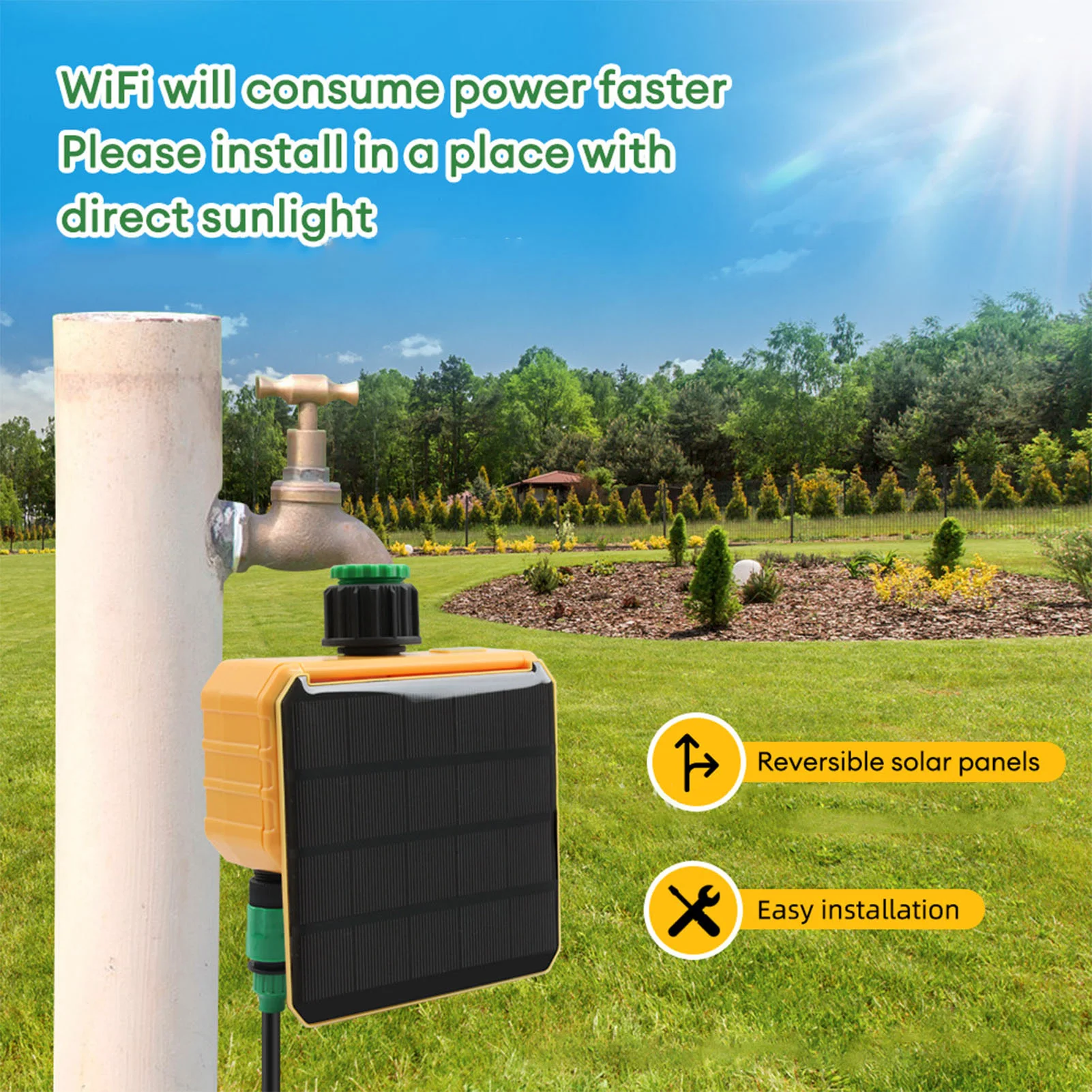 Solarny inteligentny timer do  – Smart Garden Watering recenzja i cena