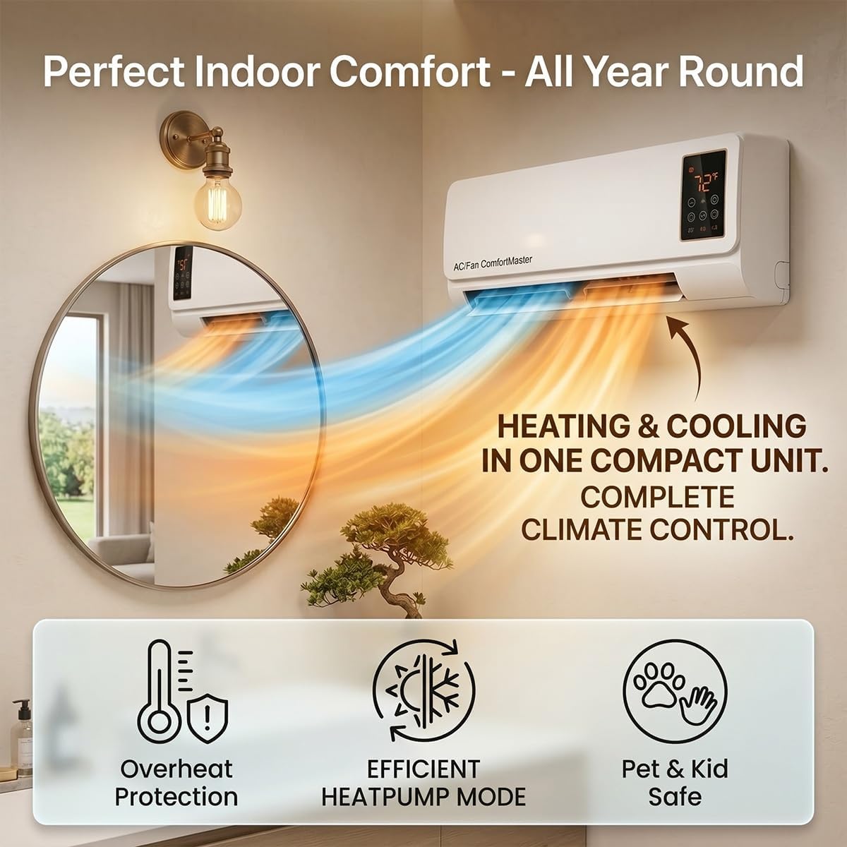 1800W Montowany na ścianie wen – Smart Garden Rooms recenzja i cena